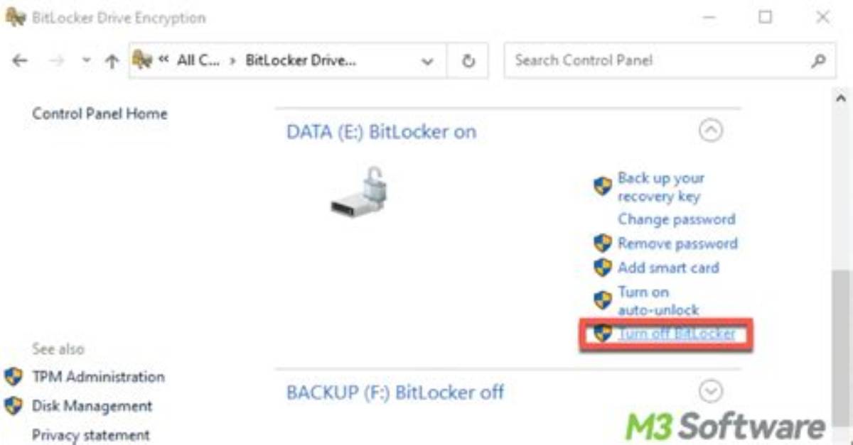 How to Disable Bitlocker Manage-Bde?
