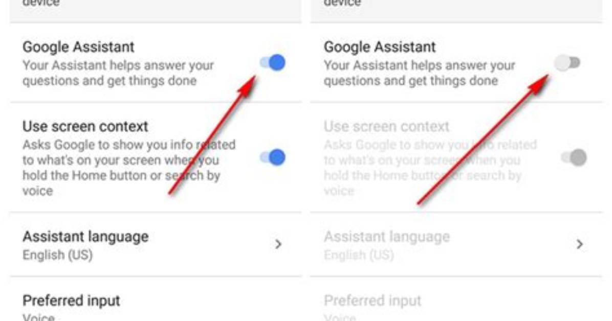 How to Disable Google Assistant on Android?