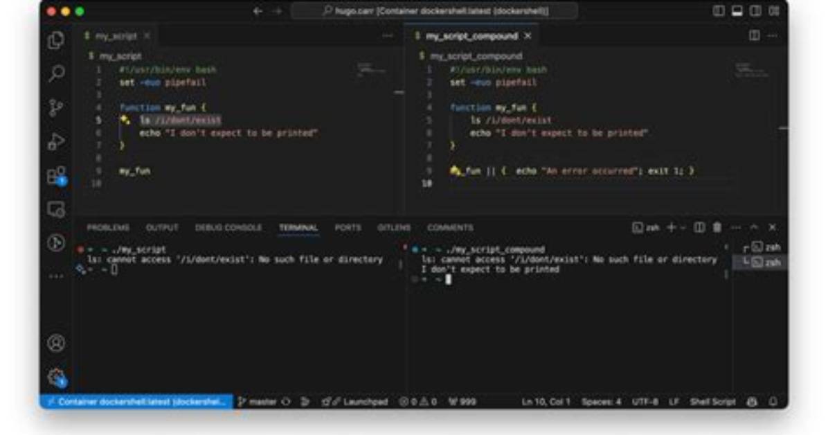 How to Disable Set -E for an Individual Command?