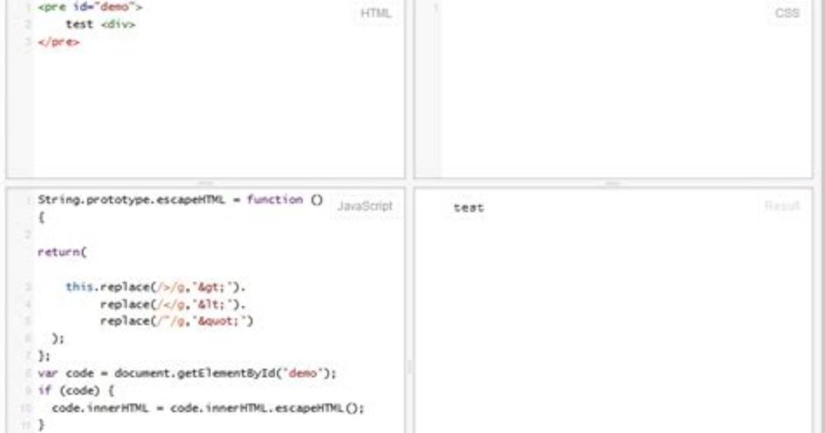 How to Display Raw Html Code on an Html Page