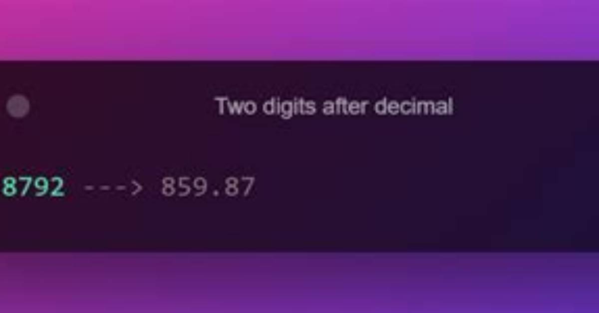 How to Display Two Digits After Decimal Point in Sql Server