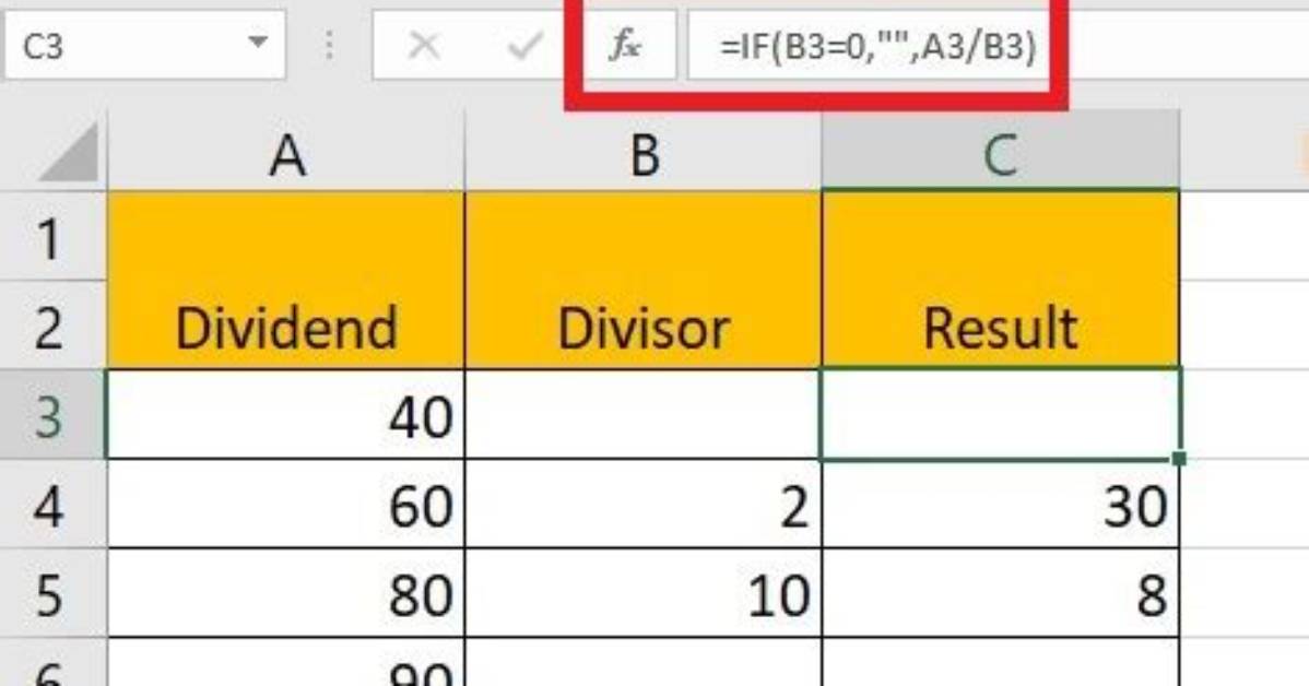How to Divide in Excel: a Simple Tutorial