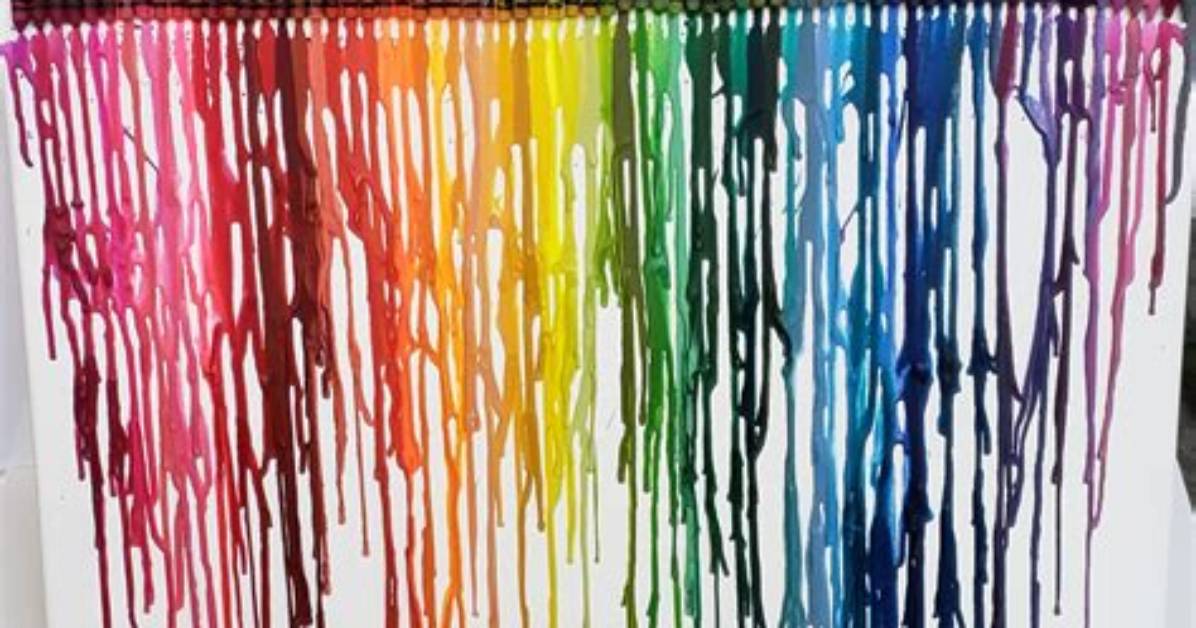How to Do Melted Crayon Art