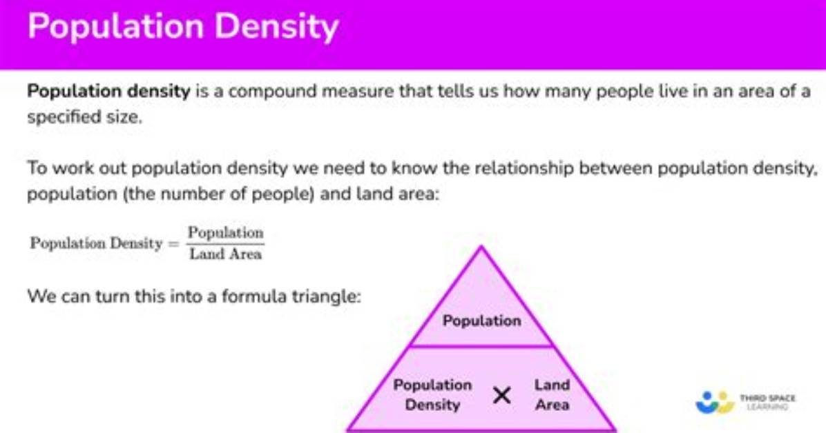 How to Do Population Density