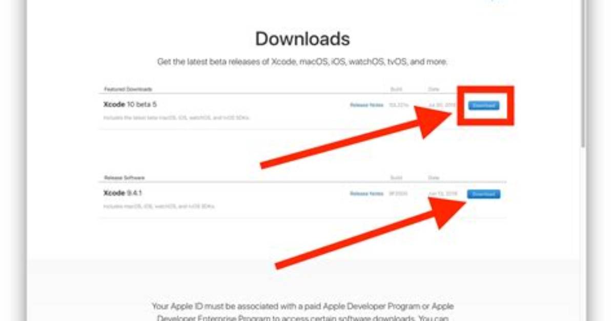 How to Download Xcode Dmg or Xip File?