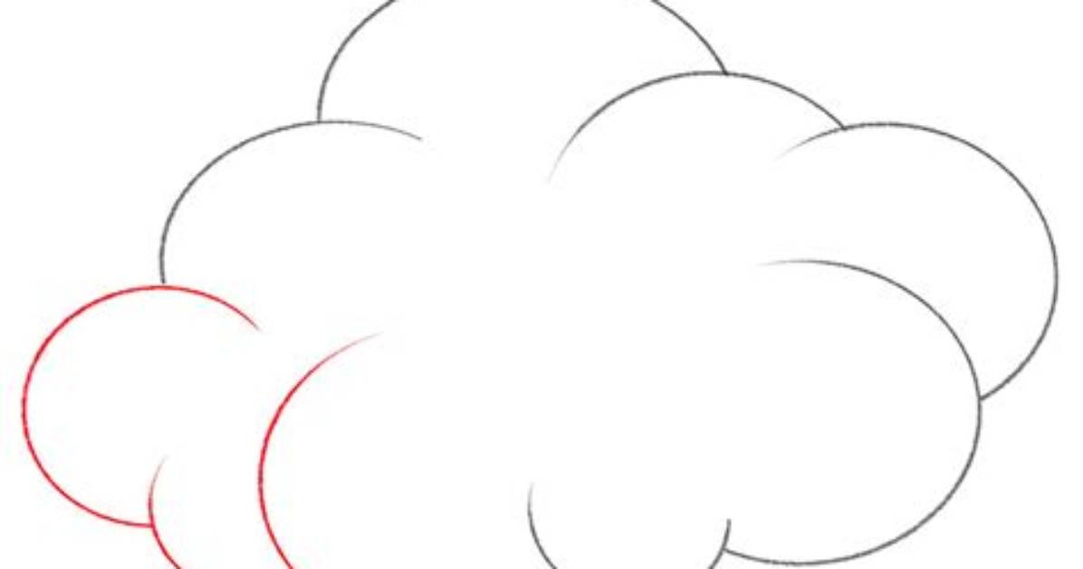 How to Draw a Cloud Step by Step?
