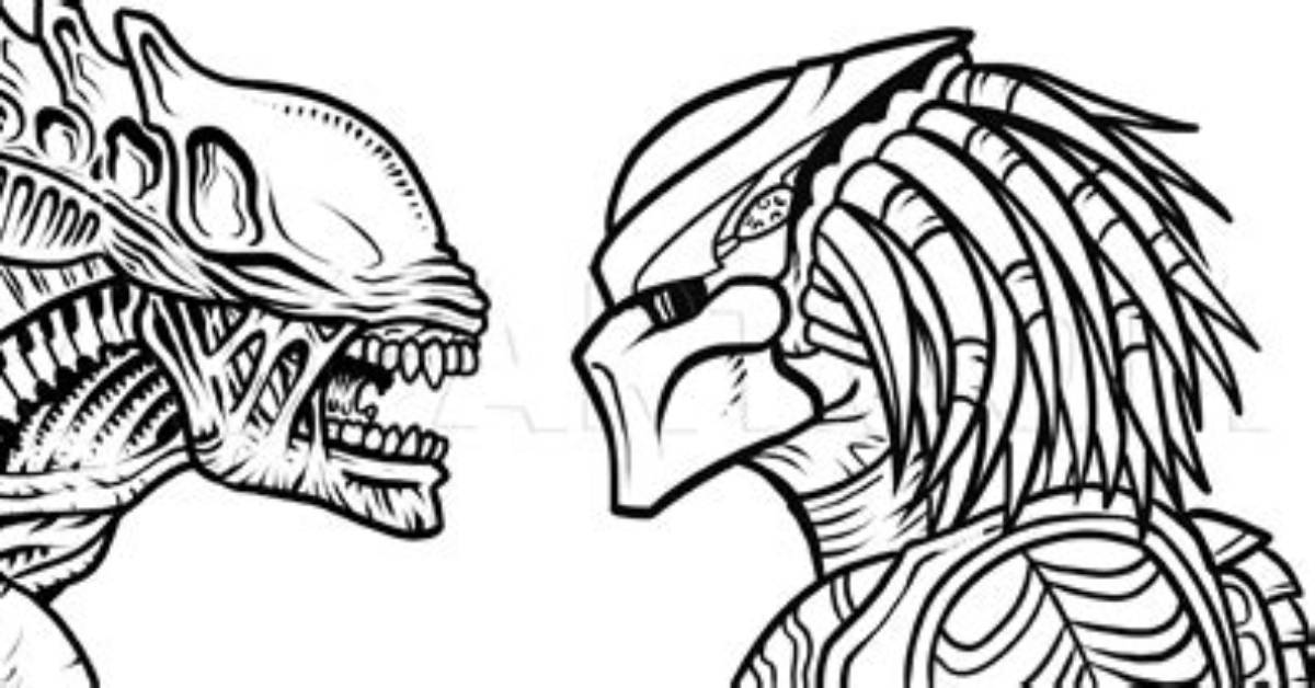 How to Draw Alien vs Predator