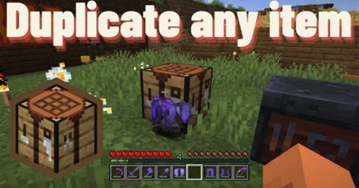 How to Duplicate Things in Minecraft