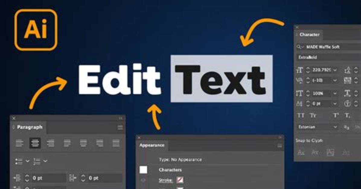 How to Edit Existing Text in Illustrator
