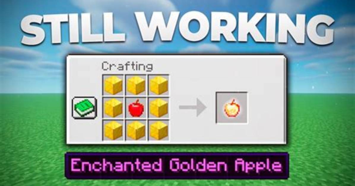 How to Enchant Golden Apples in Minecraft