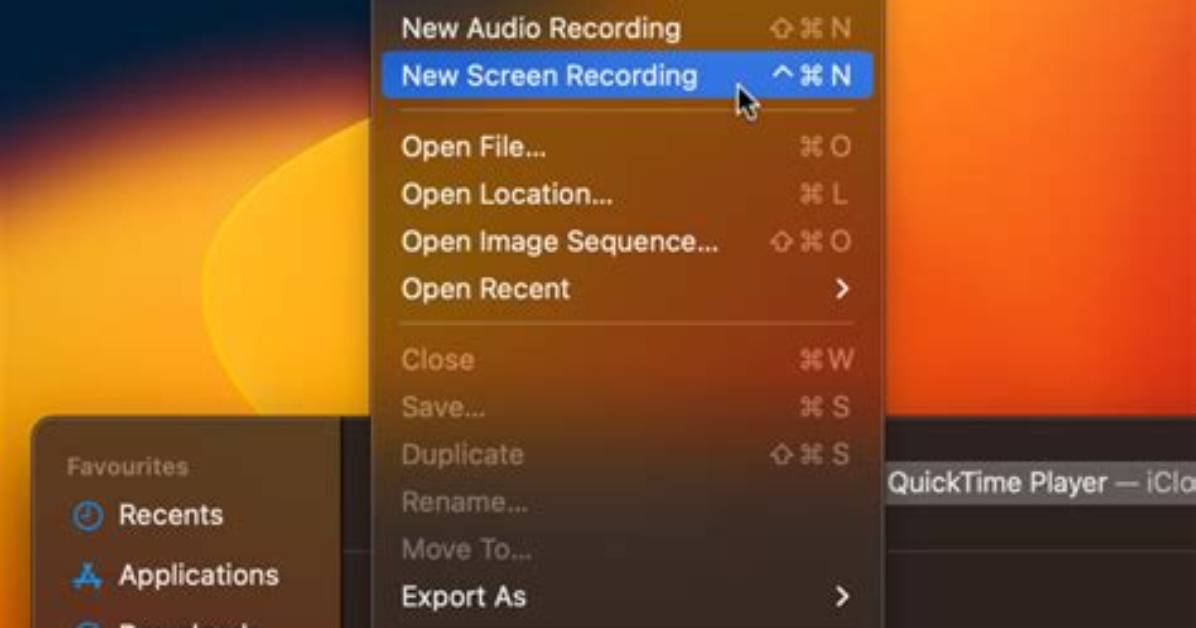 How to End Quicktime Screen Recording