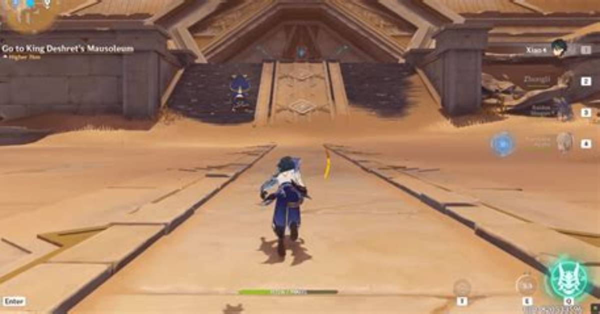 How to Enter the Mausoleum of King Deshret in Genshin Impact