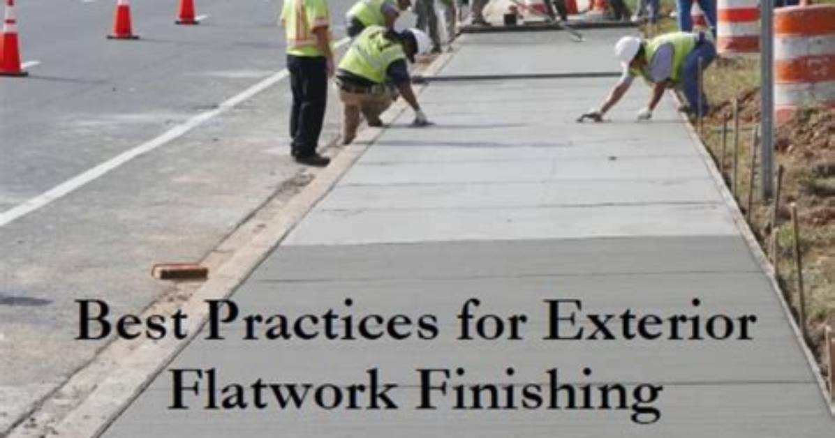 How to Explain Flatwork?