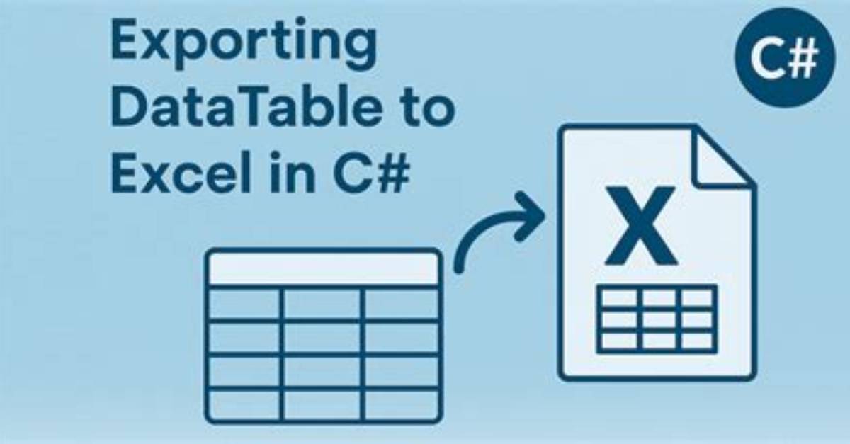 How to Export Datatable to Excel