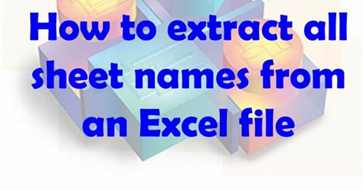 How to Extract Sheet Names from Excel File Using "Com. Crealytics. Spark. Excel" in Databricks (Pyspark)