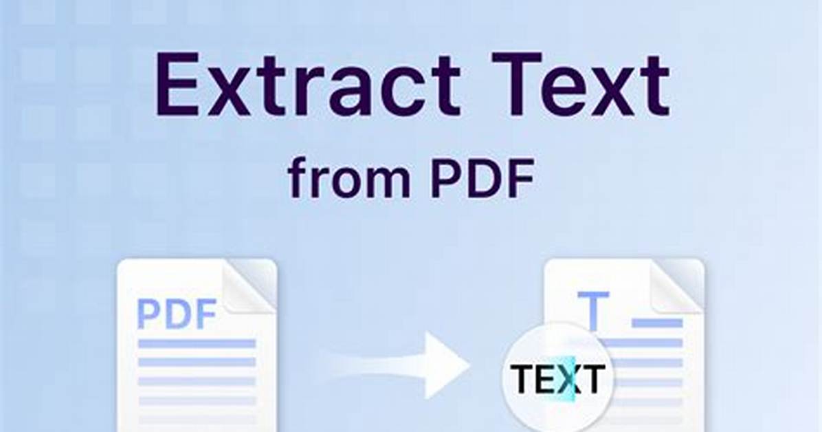 How to Extract Text from a Pdf File?