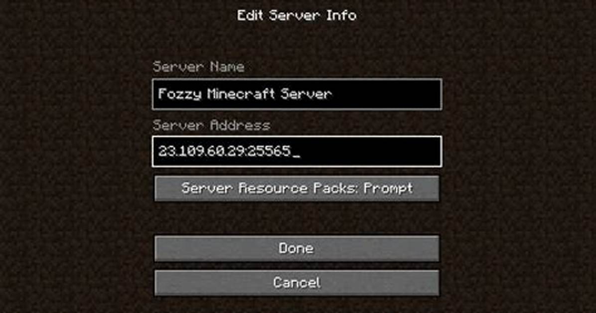 How to Find Server Ip Address Minecraft