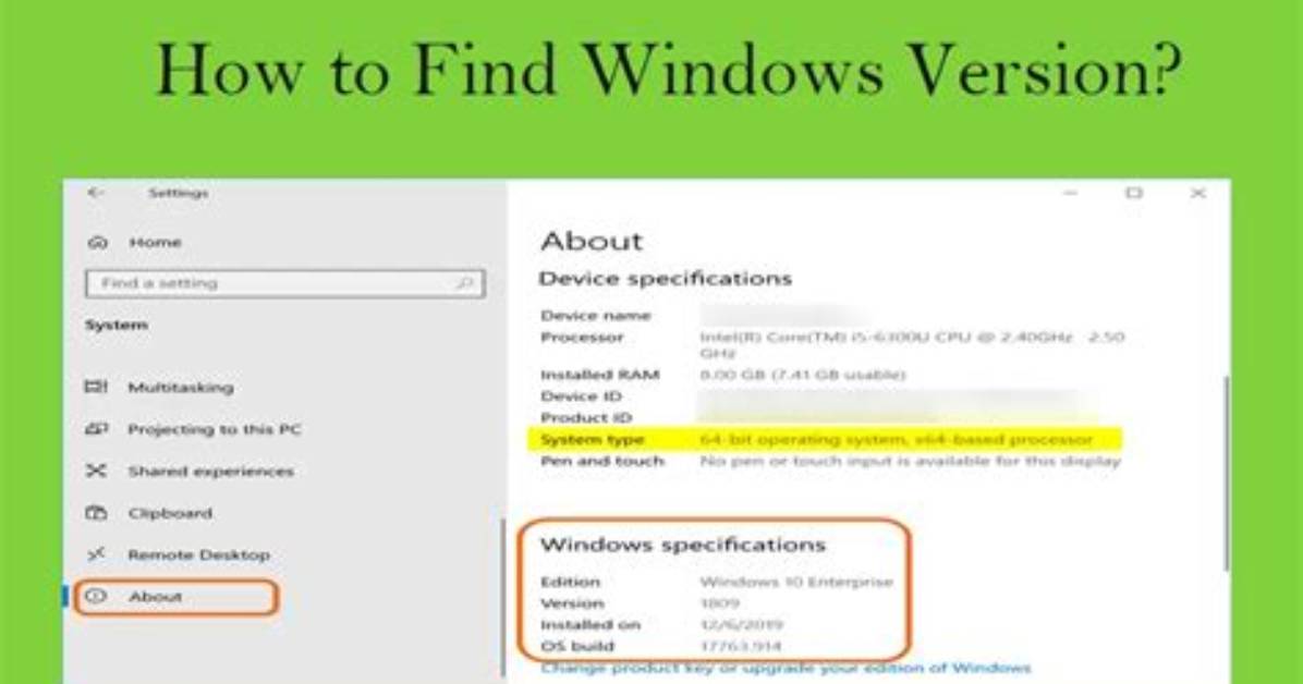 How to Find the Windows Version from the Powershell Command Line