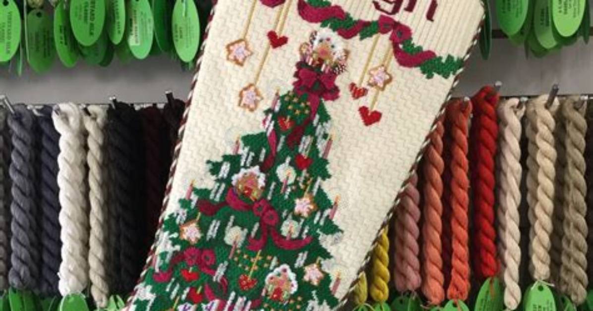 How to Finish Needlepoint Stocking?
