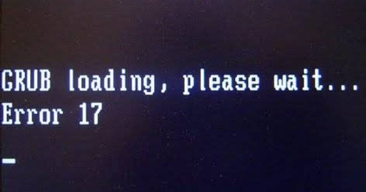 How to Fix a Grub Boot Error: "Symbol 'Grub_Calloc' Not Found