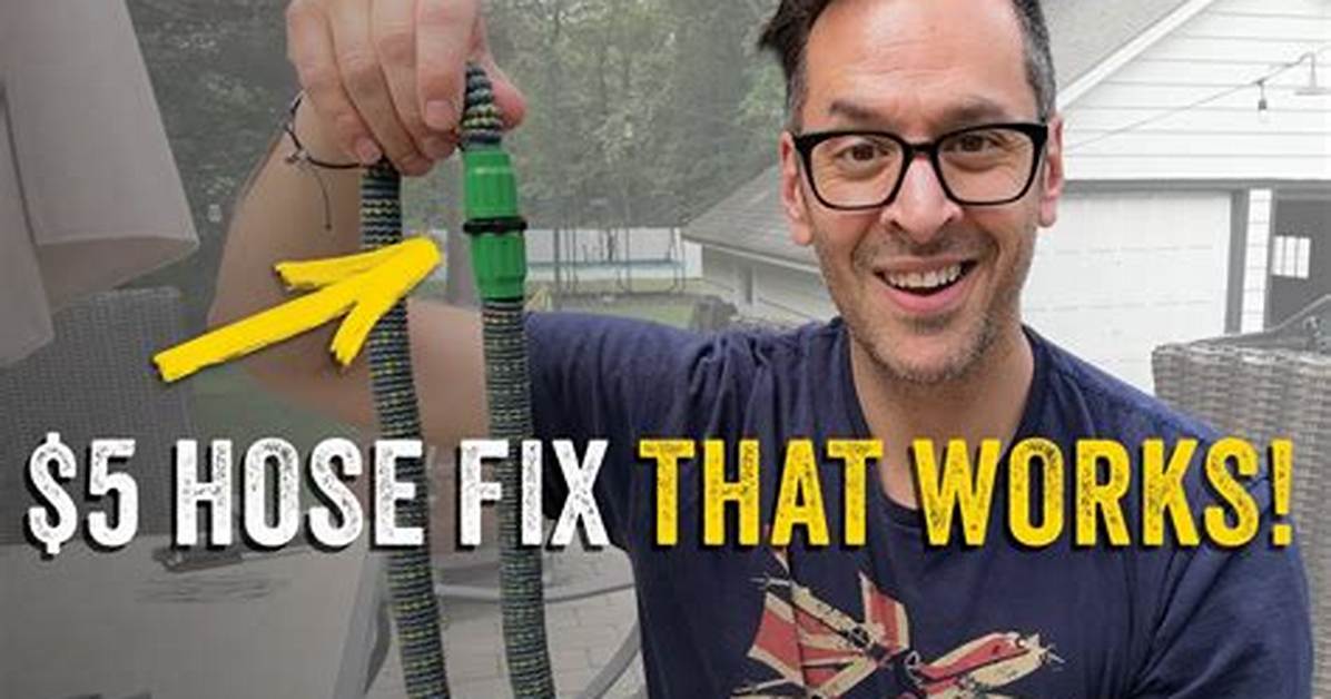 How to Fix a Pocket Hose
