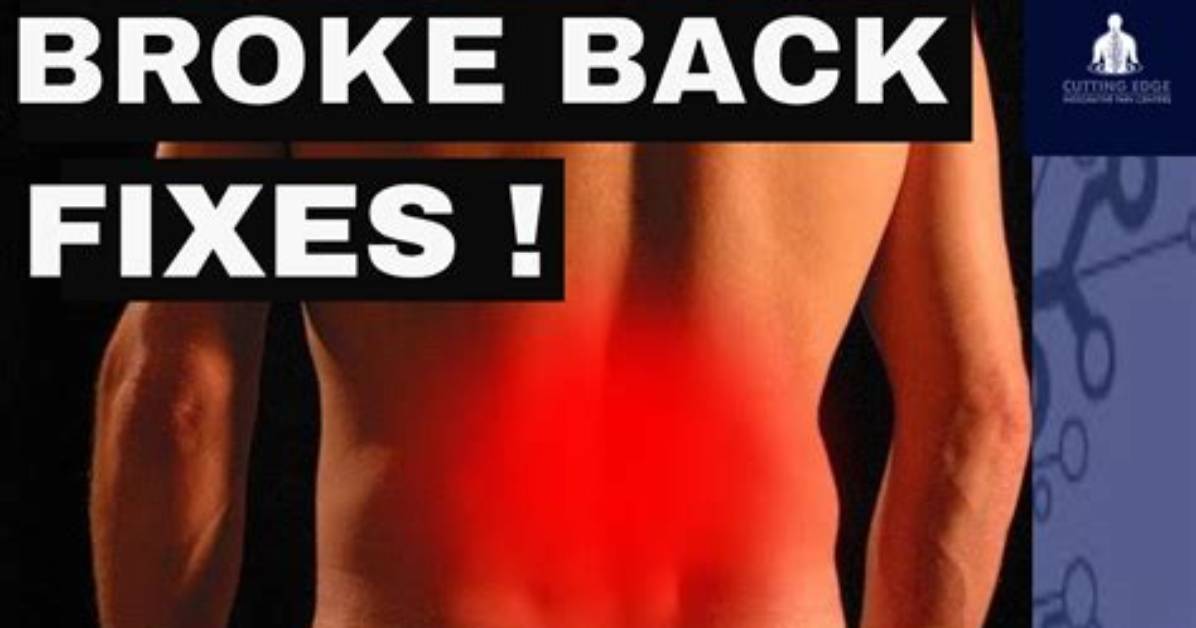How to Fix Back Broken?