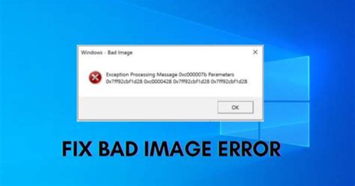 How to Fix Bad Image Error Windows 10?