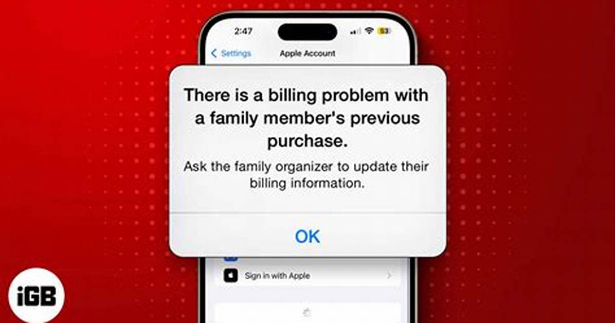 How to Fix Billing Problem on Iphone?