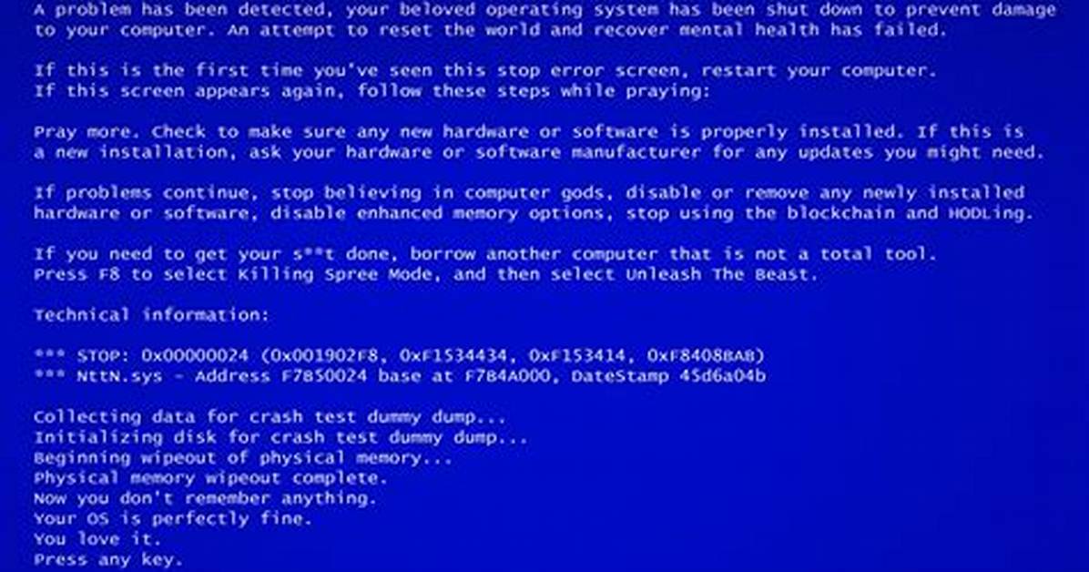 How to Fix Blue Screen Windows 7 Memory Dump?