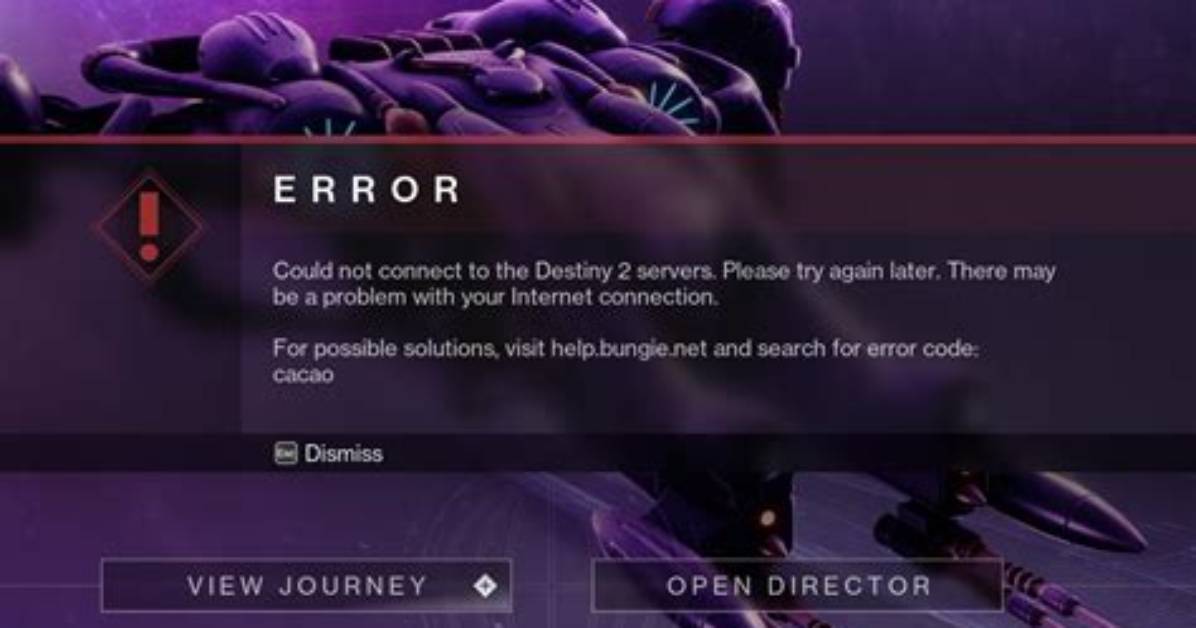 How to Fix Destiny 2 Error Code Calabrese