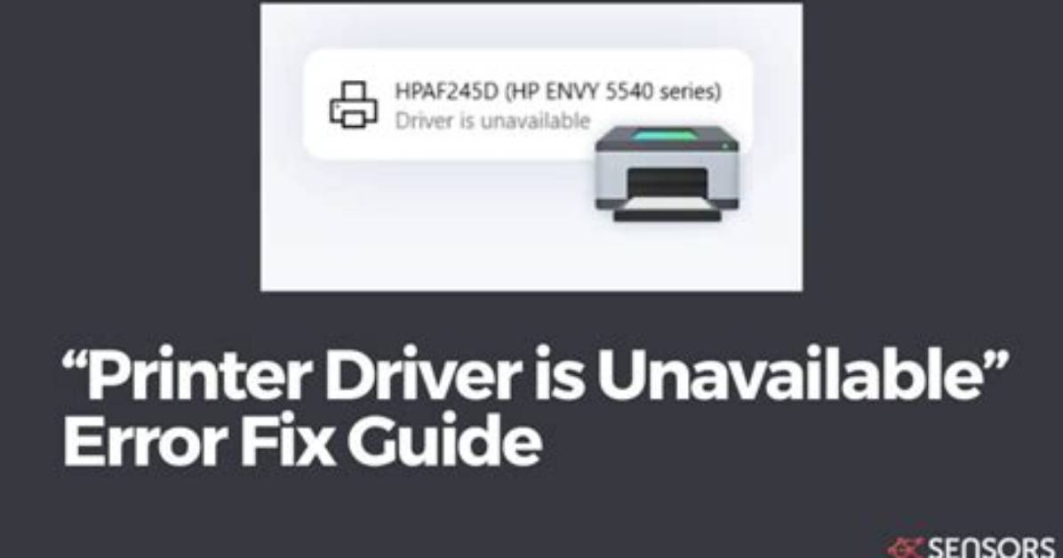 How to Fix Error " the Printer Driver Cannot Connect to the Network Print Server"