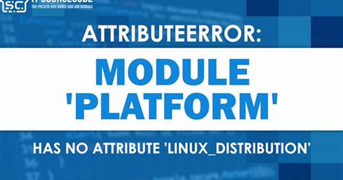 How to Fix "Module 'Platform' Has No Attribute 'Linux_Distribution'" When Installing New Packages with Python3.8?