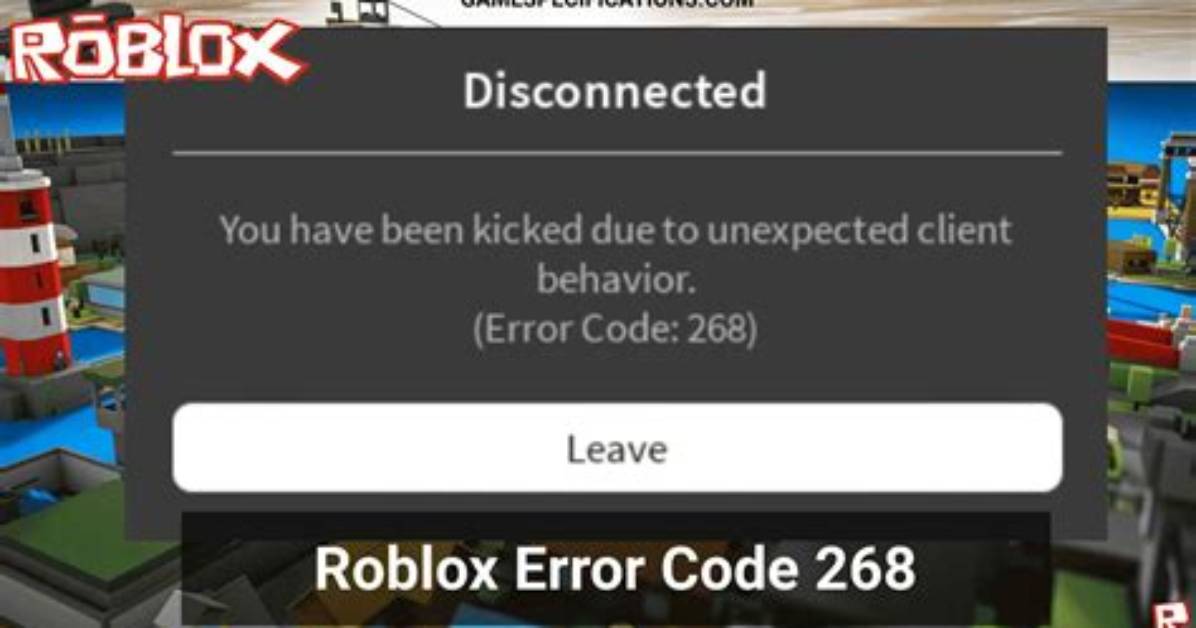 How to Fix Roblox Error Code 268