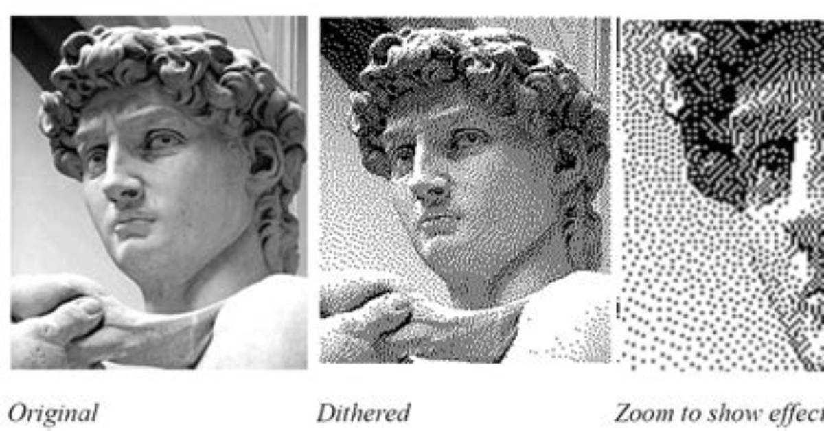 How to Fix the Dithering Method to Create a Color Gradient?