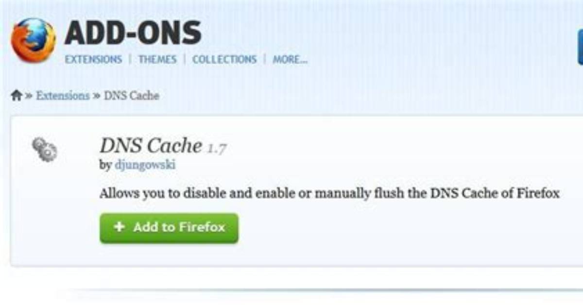 How to Flush Dns Cache in Firefox