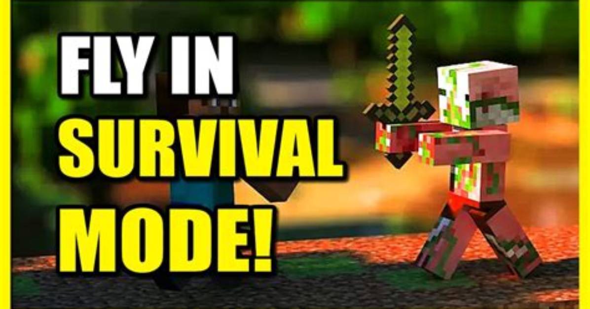 How to Fly in Survival Mode Minecraft Pe