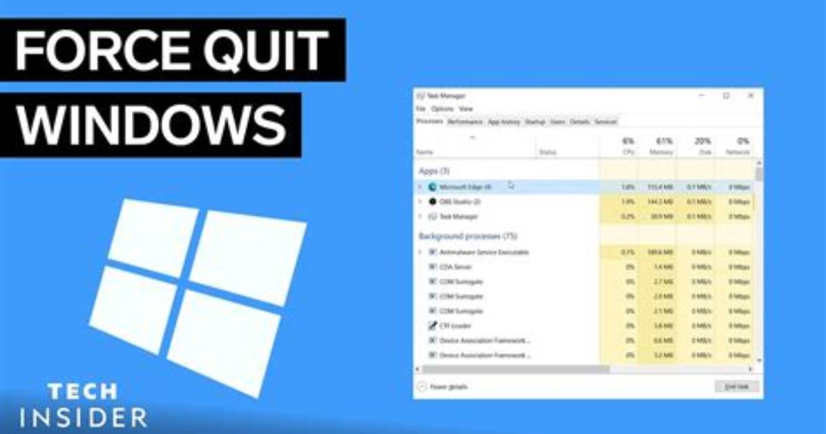 How to Force Quit Windows?