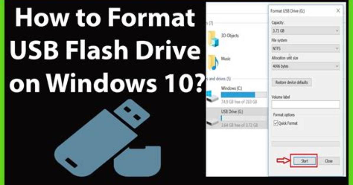 How to Format a Usb Flash Drive?