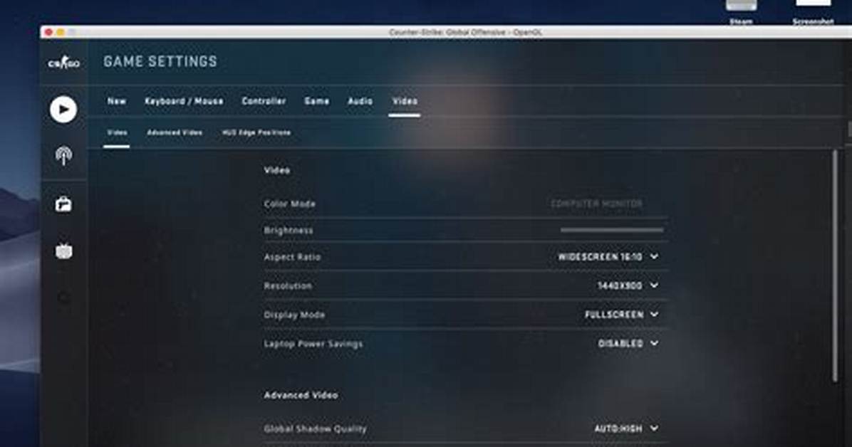 How to Fullscreen Csgo on Mac