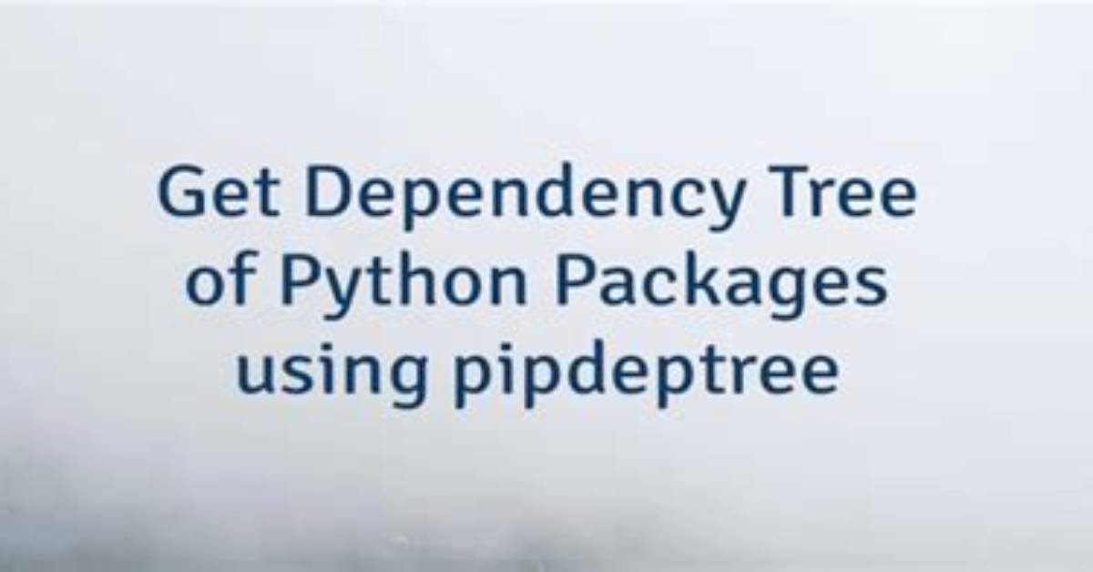 How to Get a Dependency Tree for an Artifact?