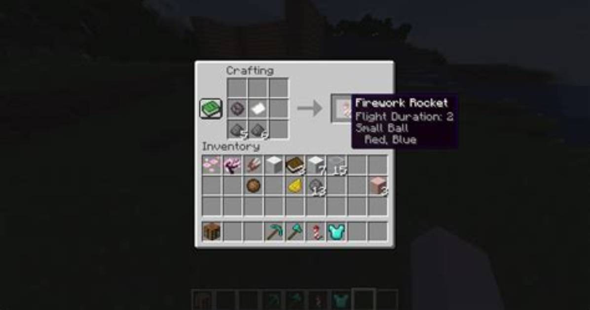 How to Get a Firework in Minecraft