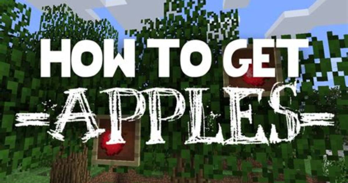 How to Get Apples Minecraft