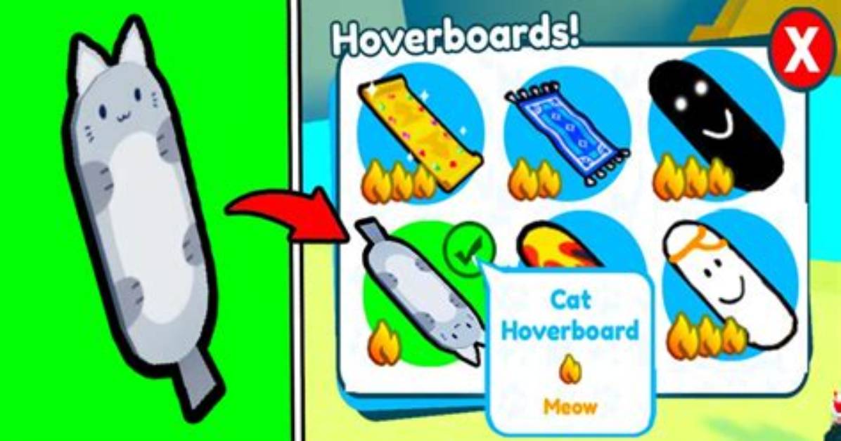 How to Get Cat Hoverboard in Pet Simulator X