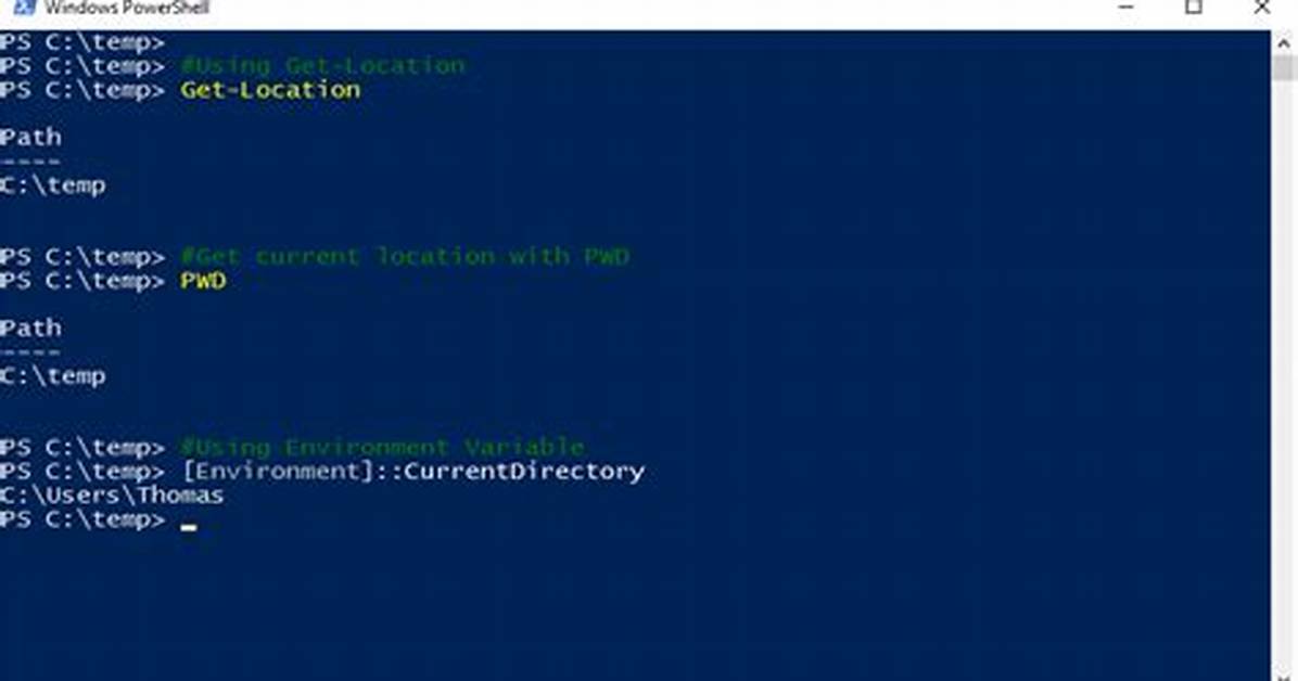 How to Get Current Directory?