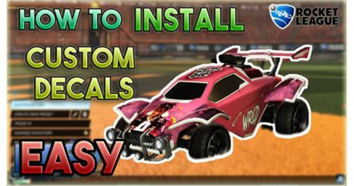 How to Get Decals in Rocket League
