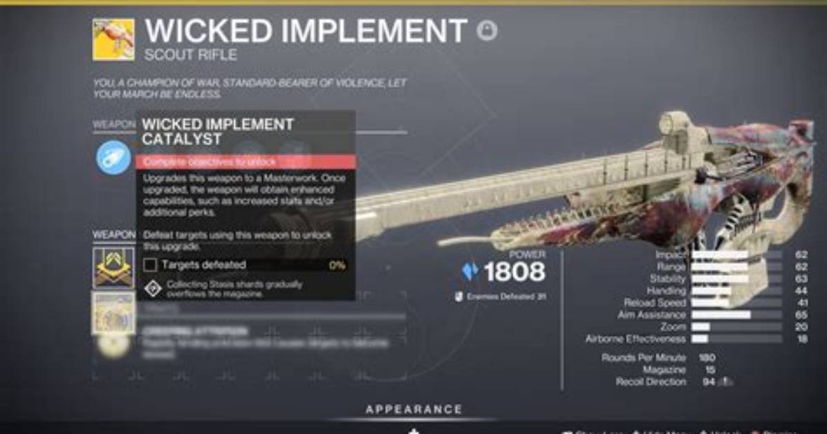 How to Get Destiny 2 Wicked Implement - Quest Steps