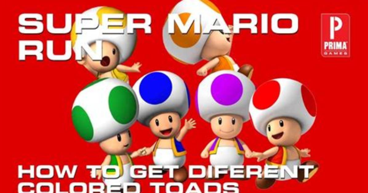 How to Get Different Toads on Mario Run