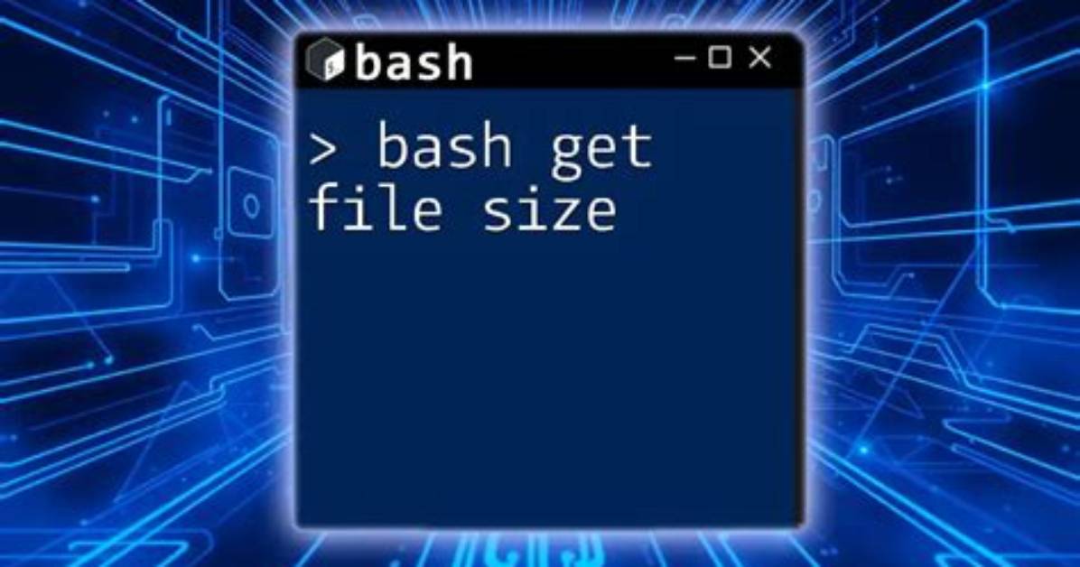 How to Get File Size in Bash with Readable Size Not in Bytes