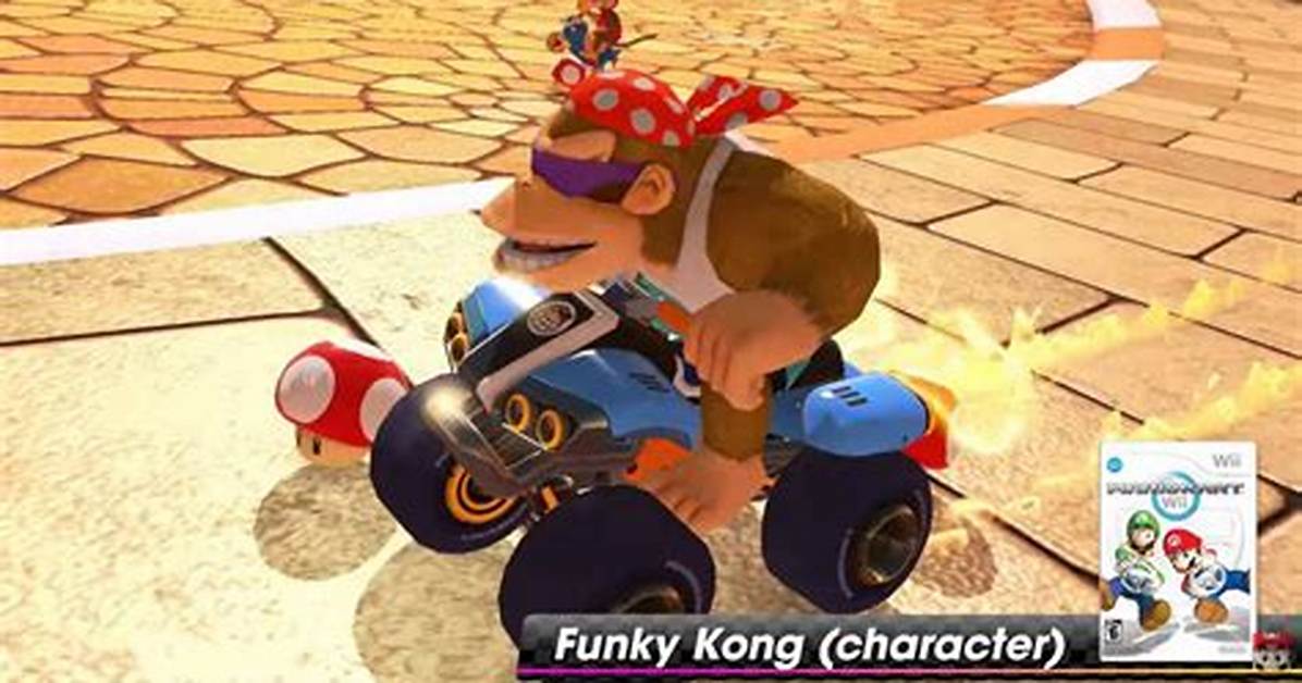 How to Get Funky Kong Mario Kart Wii