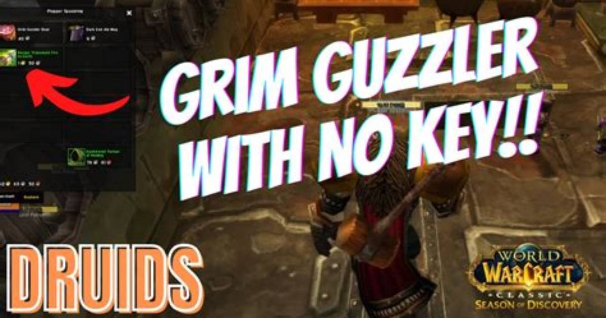 How to Get Grim Guzzler Key?